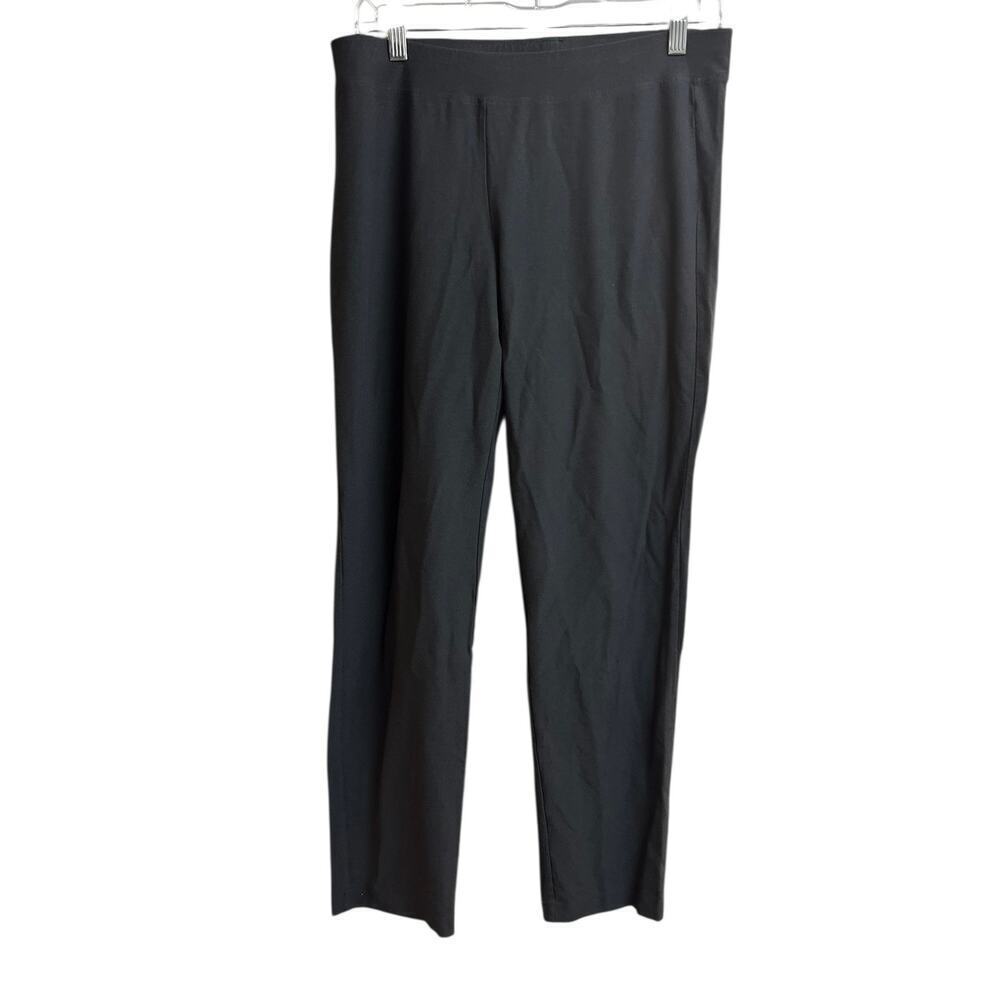 Eileen Fisher Gray Pull-On Pants Elastic Waist Women's Medium